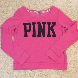 Victoria’s Secret pink sweatshirt